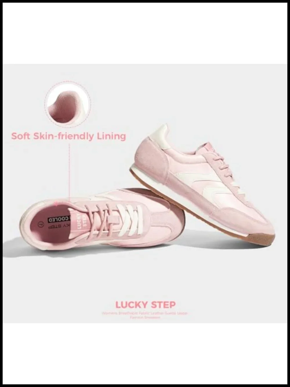 Women's Retro Fashion Sneakers - Non Slip Classic Casual Running Shoes - Trendy